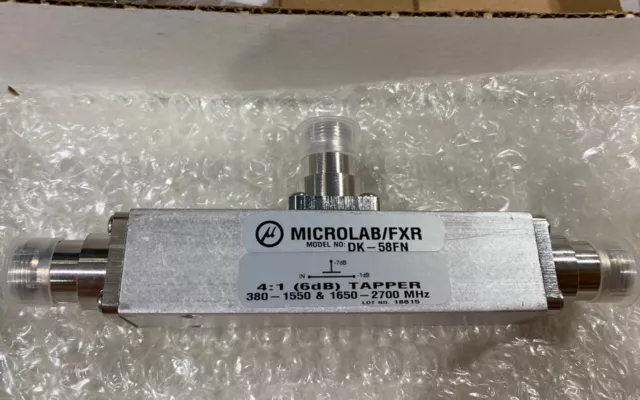 NEW Microlab FXR DK-58FN Unequal Power Divider 380-1550 MHz Splitter Tapper 6dB