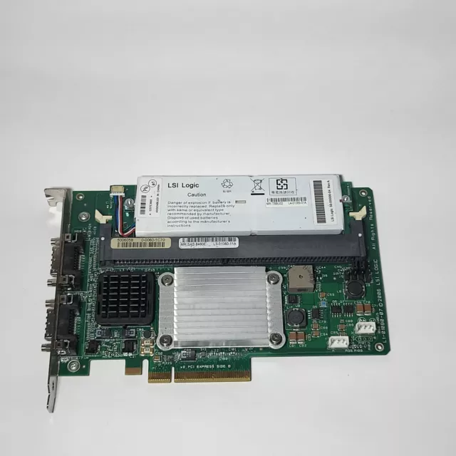 LSI Logic MegaRAID SAS 8480E 3Gb/s 8-Port PCI Express SAS RAID Controller