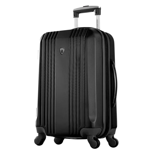 Olympia Apache II 2in Expandable Carry On 4 Wheel Spinner Luggage, Black (Used)