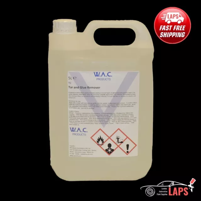 Prodotti W.A.C - Rimuovi catrame e colla - Valetting auto - Rimuovi colla e catrame 5 L