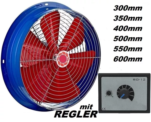 8500m³/h industrieventilator  mit REGLER  Industrie Wand/Fenster ventilator #