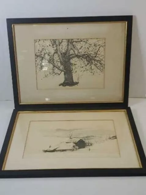 Vintage Andrew Wyeth Signed  Framed Art