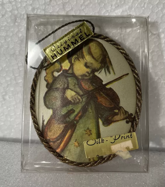 VINTAGE KURT ADLER Silk Hummel Christmas Ornament & Original Box West