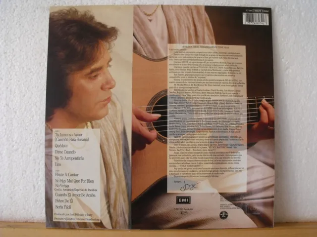 ★★ LP - JOSE FELICIANO - Tu Inmenso Amor - EMI DMM 1987 - Near Mint 2