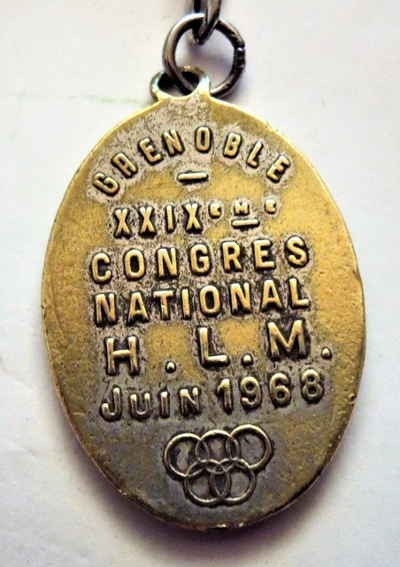Porte-clés Collector Jeux Olympiques Grenoble 1968 – Arthus Bertrand – Sous Blister