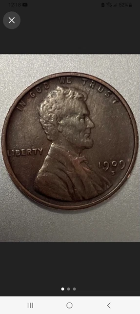 1909-S VDB Lincoln Cent Wheat Penny, Highly Demanded Key Date ** NO RESERVE