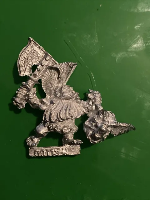 Dwarf Slayer Gotrek con cabeza de troll metal Warhammer Fantasy (N842)