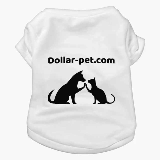 Dollar-pet Dog Shirt - Cat and Dog Shirt - Graphic Dog Shirt