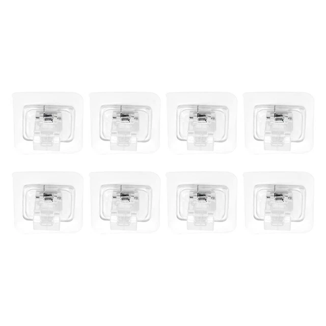 1X(Support de Tringle à Rideau Sans PerçAge, Crochets de Support de Tringle9876