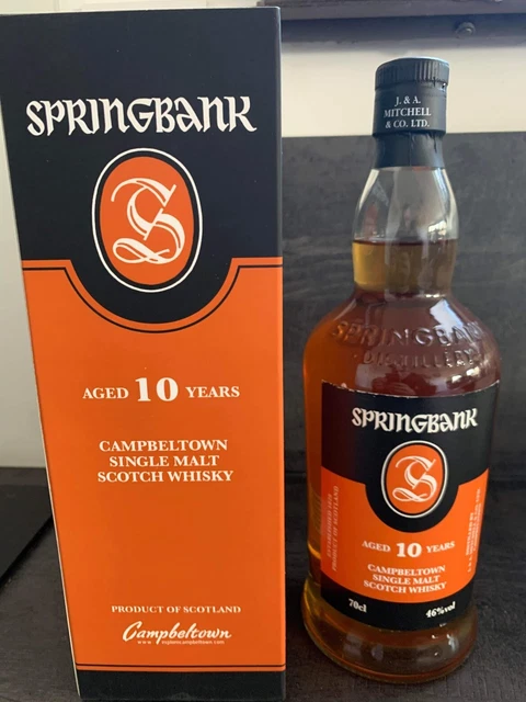 Springbank 10ans 2020. Rare Whisky Avec Boîte. 70cl. Campbeltown