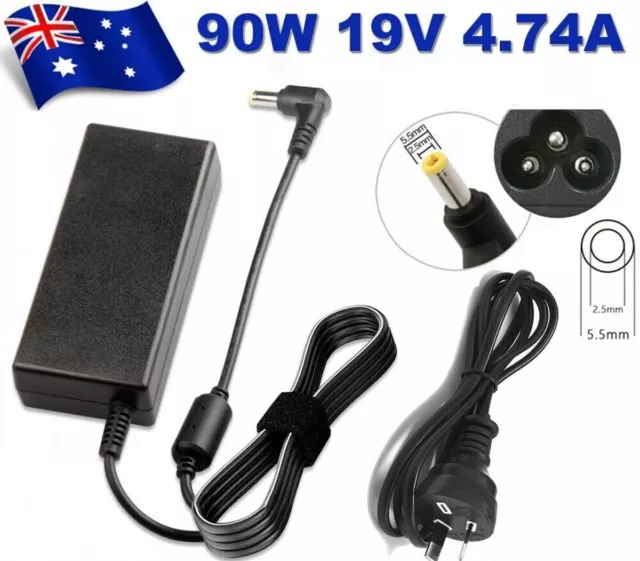 19V 4.74A 90W Laptop Charger AC Power Adapter for ASUS TOSHIBA LENOVO Medion