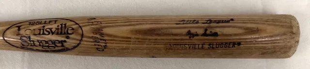 Ozzie Smith Signed Baseball Bat Louisville Slugger Little League Used Auto BAS 2