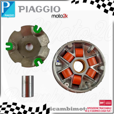 KIT CINGHIA RULLI VARIATORE E CURSORI ORIGINALI PIAGGIO X7 EVO IE 300 2010 