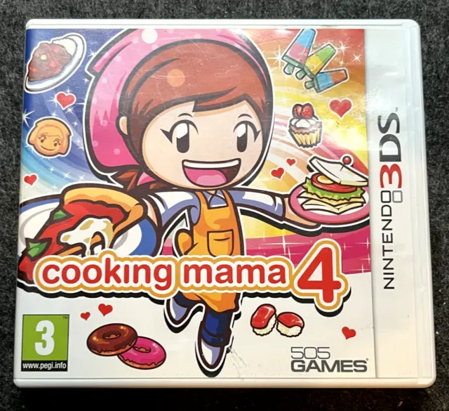 Nintendo 3Ds Cooking Mama 4 Game Boxed With Instructions Vgc