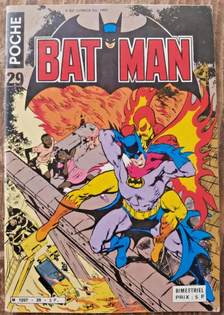 BATMAN poche, n°29, Sagédition, DC Comics, 1980