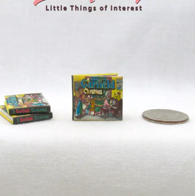 A GARFIELD WEIHNACHTEN 112 Miniatur lesbares illustriertes Buch EUR 7