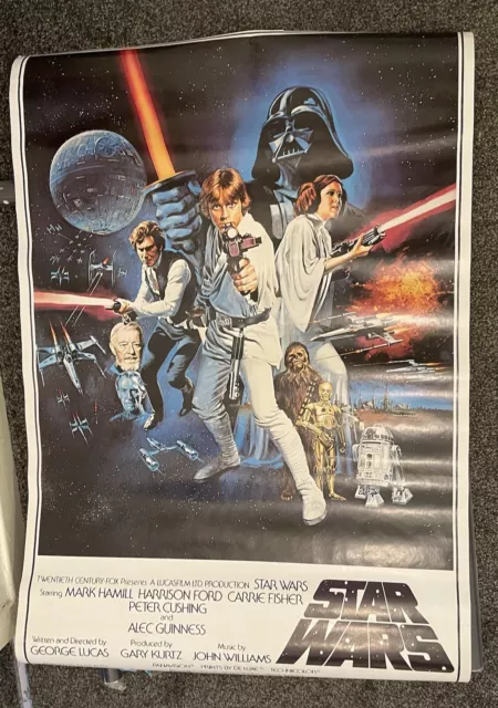 A New Hope original star wars poster 1977