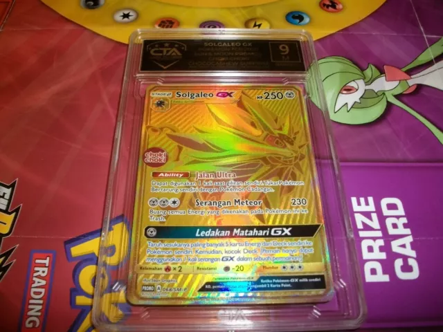 Solgaleo GX Gold Full Art - Pokemon 173/156 SL5 Ultra Prism PCA9.5 New Fr