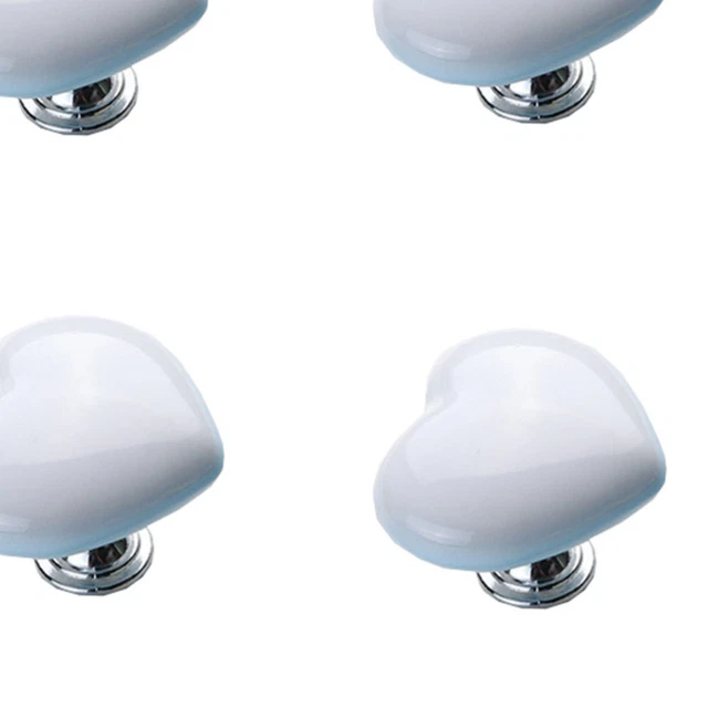 4 Pcs Ceramic Dresser Knob Ceramic Cabinet Handles Ceramic Knobs Crystal Glass 2