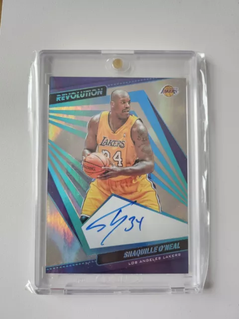 2021 Panini Revolution Fractal Shaquille O'neal Shaq On Card Auto /25