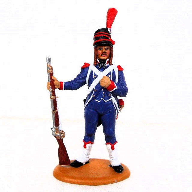 Figurine MHSP Officier Du 14e Régiment De Dragons - Campagne D'Égypte 1798 - Étain Peint