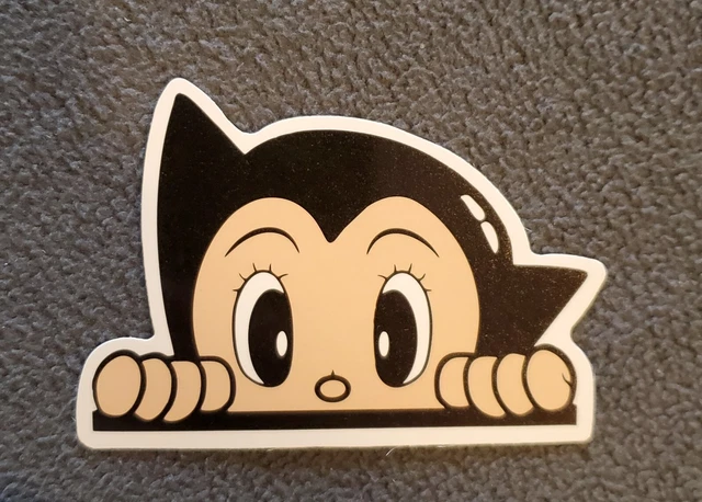 Vintage Magna Anime Cartoon Characters Astro Boy Bumper Sticker Decal
