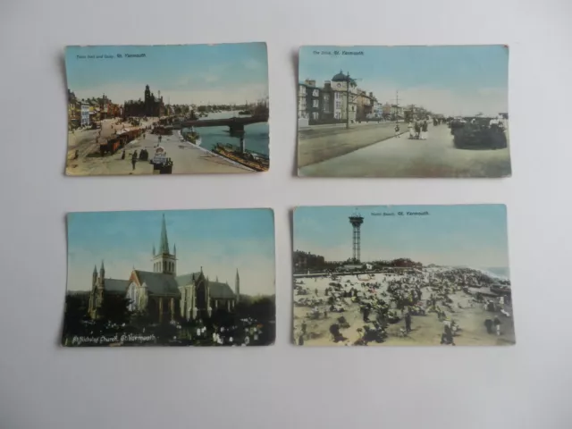 Collection Of Seven Early  Frith's Post Cards, Great Yarmouth, Norfolk