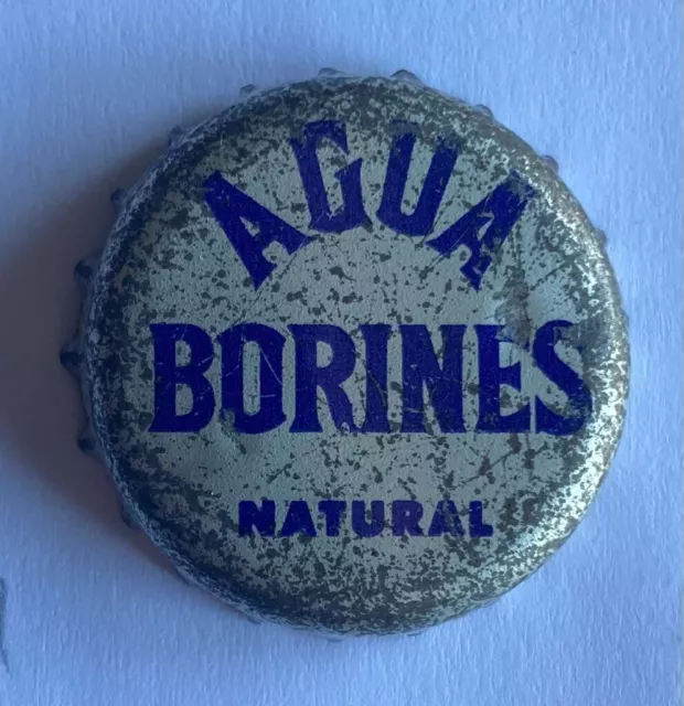 Chapa agua BORINES antigua España Spain Capsule Bottle cap Kronkorken water