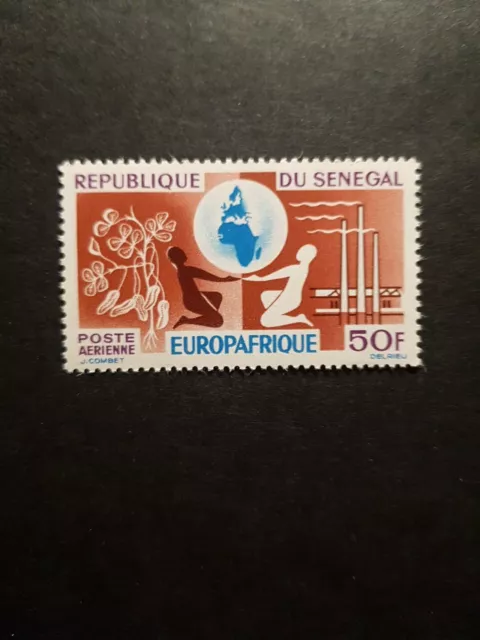 Briefmarke Senegal Europafrica Post Luft Pa N°42 Neu Luxus MNH 1964