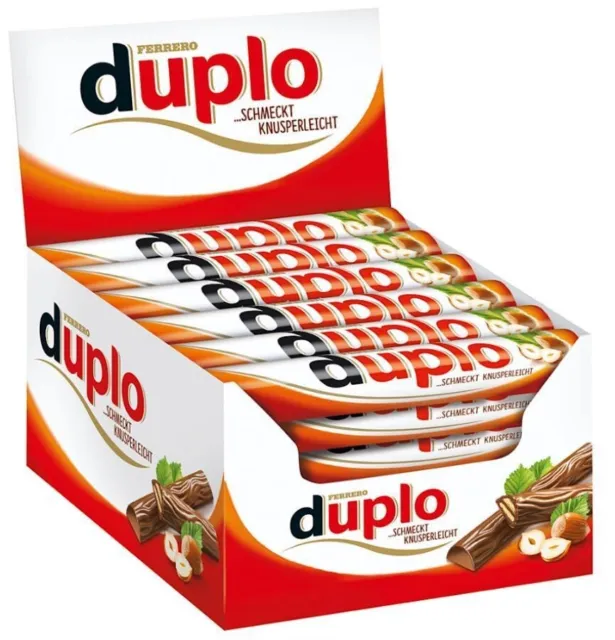 Ferrero Duplo - Schokoriegel - 40 Riegel a 18,2g