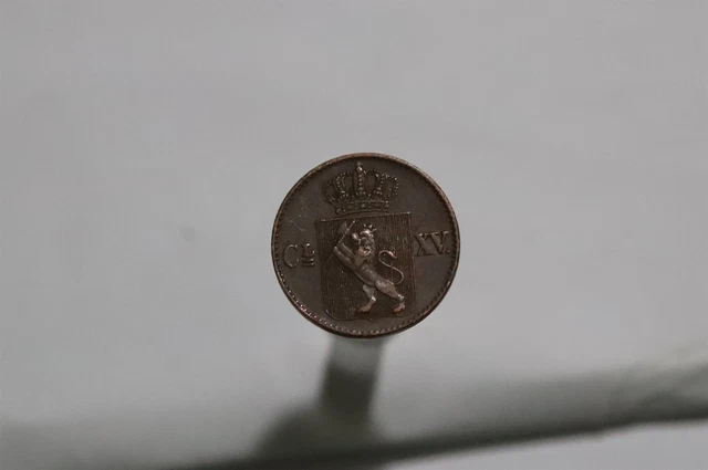 🧭 🇳🇴 Norway 1/2 Skilling 1867 Sharp Details B54 #K7729