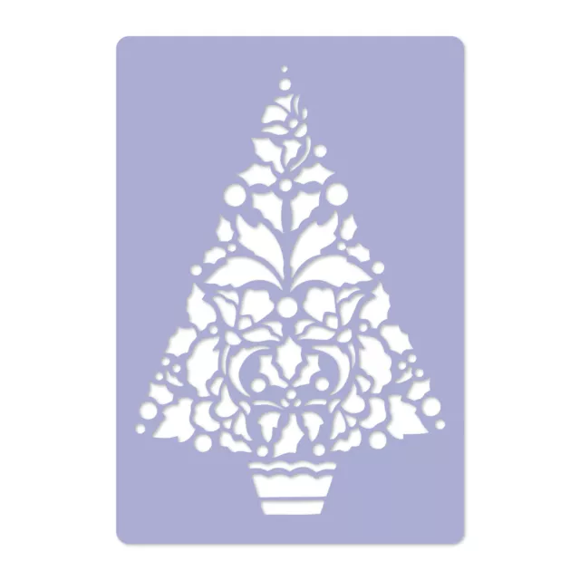 Plastica STENCIL / Decorazione Finestra di Natale / ALBERO DI NATALE
