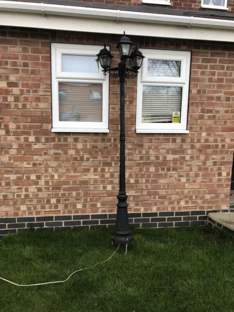 Garden lamp post