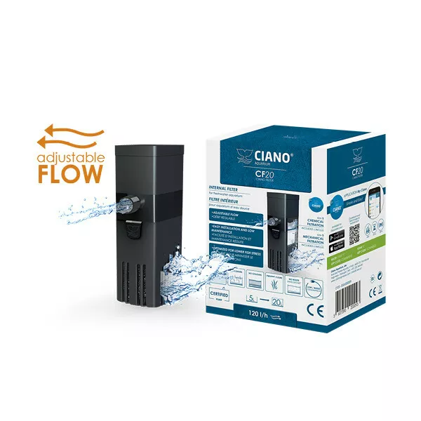 Ciano Internal Aquarium Filter - CF20 CF30 CF40 Fish Tank Filtration