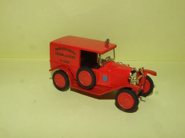 CITROEN 5CV CAMIONNETTE POMPIERS DU LOIRET ELIGOR Sans Boite 1:43 2