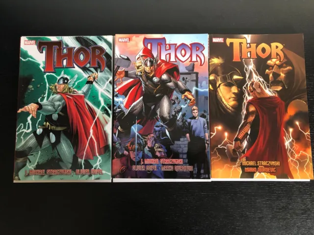 Thor by J Michael Straczynski Vol.1-3 TPB Marvel Comics