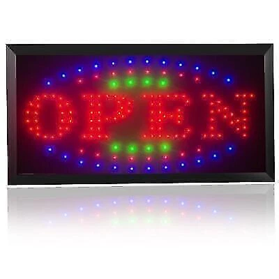 Bright Motion Neon Light for Open Coffee Club - Eye-Catching Business Sign