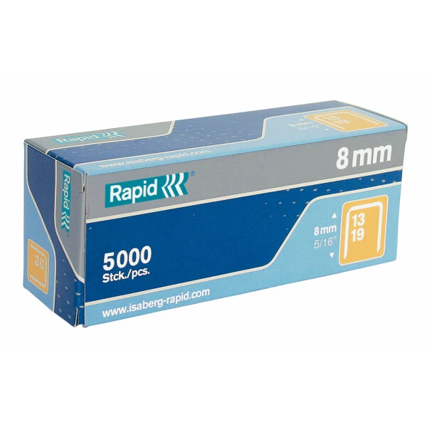 Confezione supporti zincati rapidi 13/8 mm 5000 11835600