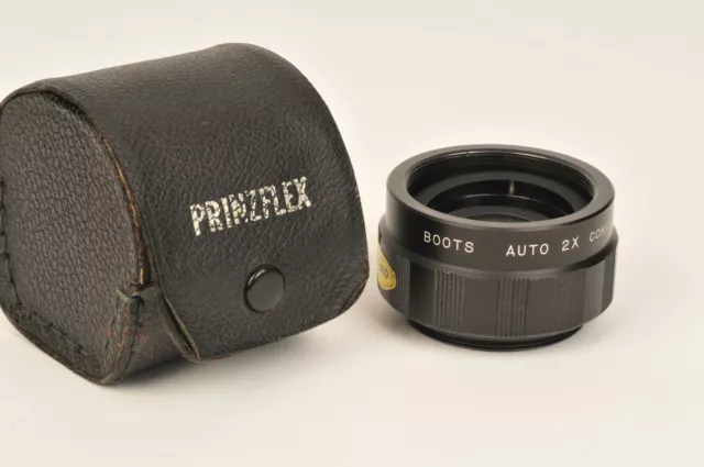 Boots 2x Auto Teleconverter for M42 / Pentax Screw Mount with Prinzflex Case