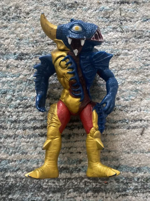 1993 GOO FISH Power Ranger Villain Toy With Weapon-BANDAI $8.79