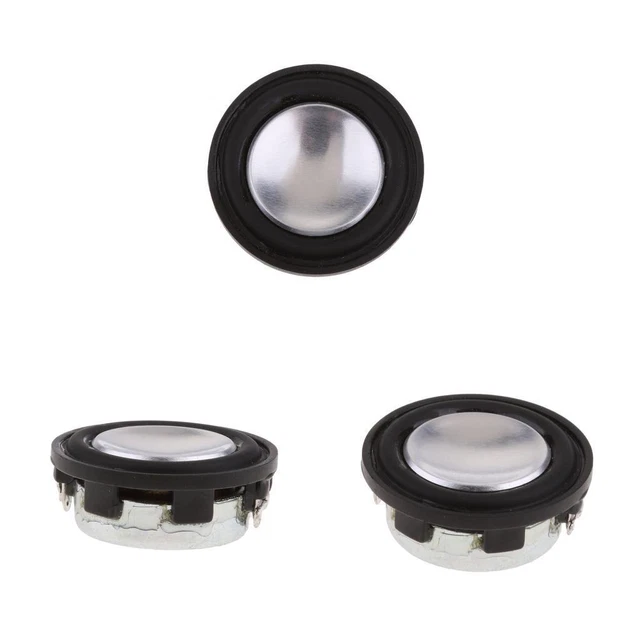 3Pcs DIY 28mm Mini Stereo Audio Lautsprecher 1" DIY Lautsprecher Hifi Accs