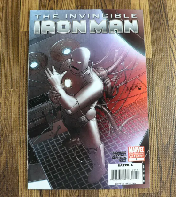 2008 Marvel Comics The Invincible Iron Man #1 2nd Print Variant VF/VF+