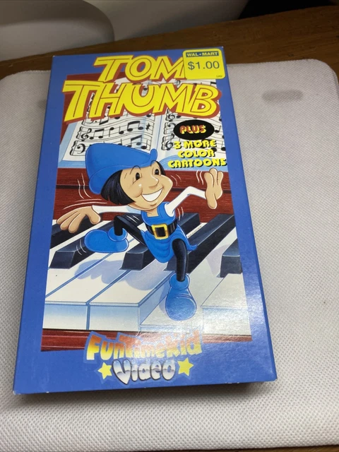TOM THUMB + 3 Color Cartoons VHS 1991 FunTimeKid Video £14.01 - PicClick UK