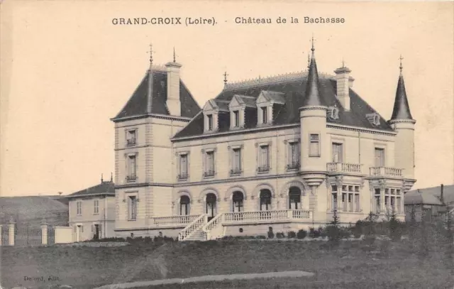 Cpa 42 Grand Croix Chateau De La Bachasse