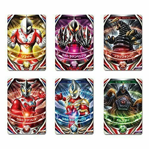 NEW Ultraman Orb Ultra Fusion Card Thunder Brester 6 Piece Set Bandai Tsuburaya