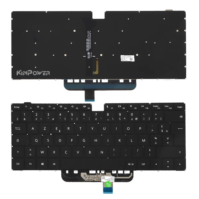Clavier Français AZERTY NOIR pour ASUS X73S X72TL X73CBE X72JT-TY106V