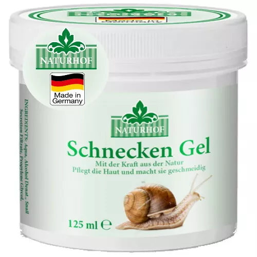 Schnecken Gel Anti Aging Balsam aufbauendes Haufpflege Naturhof 125ml