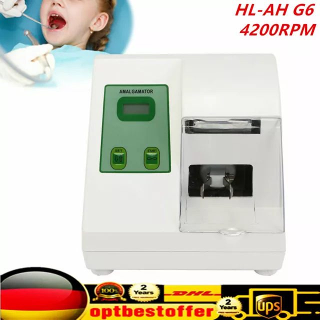 HL-AH G6 Amalgam Kapselmischer Kapselmischgerät Dental Amalgammischer 4200RPM