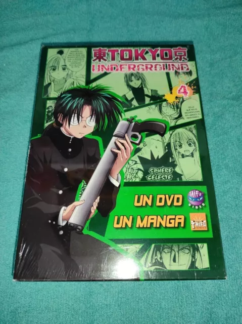 Coffret dvd + manga anime Tokyo Underground volume 4 neuf