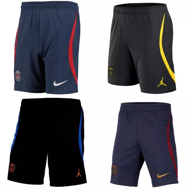 Paris Saint Germain Shorts Kid's Football Training Nike Jordan PSG Shorts - New